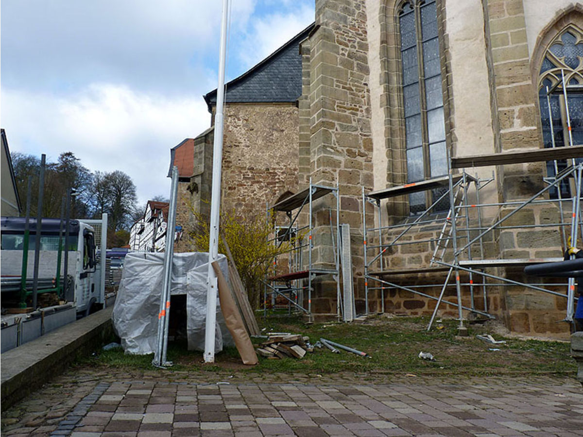 Kirchenrenovierung 2010 / 2011 (Foto: Karl-Franz Thiede)